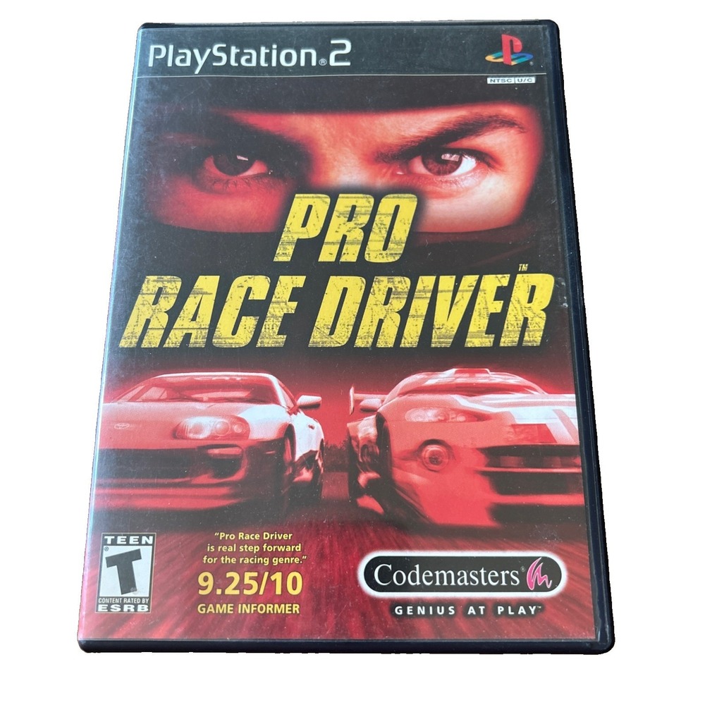 Pro Race Driver Sony PlayStation 2 PS2 2002 Codemasters CIB Racing Game